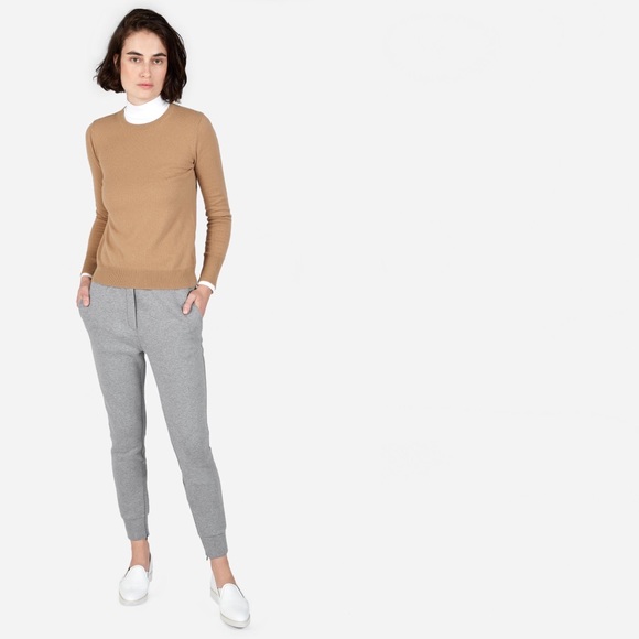 Everlane Pants - Everlane Joggers The Street Fleece Cotton Stretch Pant Heather Gray XS